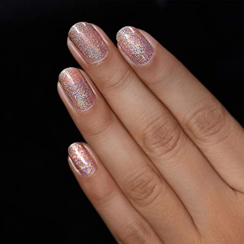 Image of ILNP Caroline - Glistening Rosy Copper Holographic Nail Polish