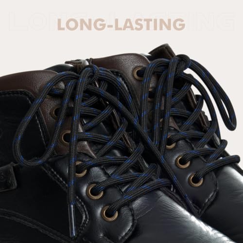 Image of Stepace 2 Pairs Round Heavy Duty Boot Laces for Hiking and Work Boots