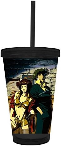 Cowboy Bebop Spike and Fey 16oz Travel Mug image 2