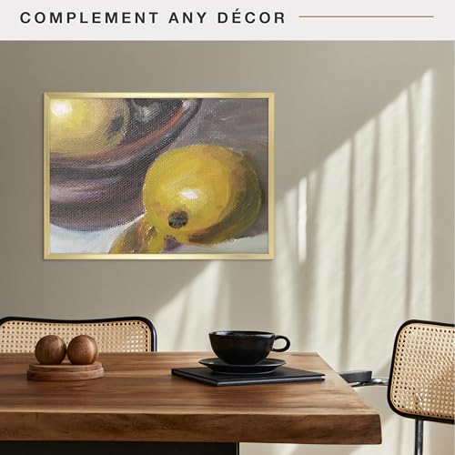 Image of MCS Foundation 20x28 Poster Frame Traditional Brass, Vertical & Horizontal Wall Hanging Large Picture Frame for Photos, Posters & Art Prints (1-Pack)