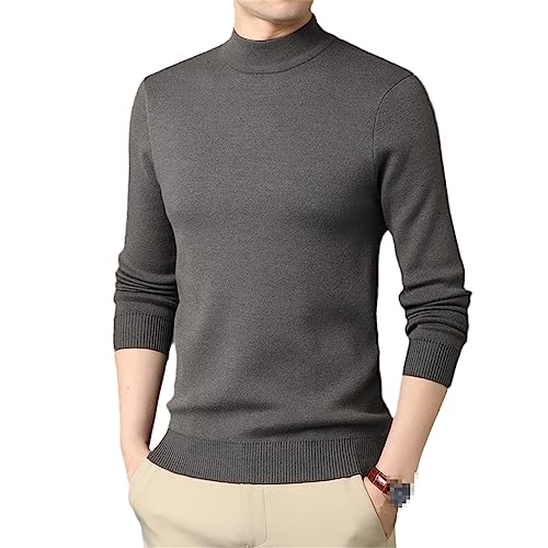Men's Half Turtleneck Wool Sweater Autumn and Winter Warm Pullover Male Clothes