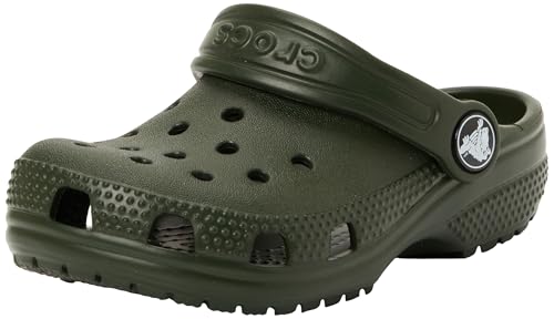 Crocs Classic Clog T, Verde Campo, Talla 9 UK Niño, Verde Campo, 9 UK Child