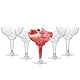 MATANA 48 Plastik Cocktailgläser mit Silberglitter, Margaritagläser Kunststoff, 360ml - Mehrweg Plastikbecher - Margarita Gläser, Cocktail Becher, Dessertbecher für Partys, Hochzeiten