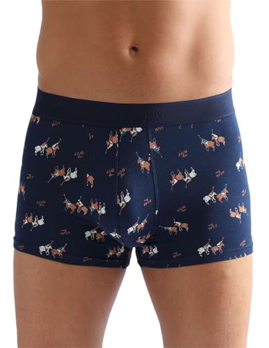 Image of U.S. Polo ASSN. Men PT005 Cotton Modal Printed Premium Underwear Trunks -Pack of 1
