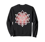 Photo Gallery shapes mania merkabah geometria sacra con spirali rosse felpa Photo Gallery shapes mania merkabah geometria sacra con spirali rosse felpa