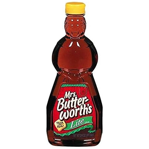 Mrs. Butterworth's Lite Thick and Rich Pancake Syrup, 24 oz. Cover