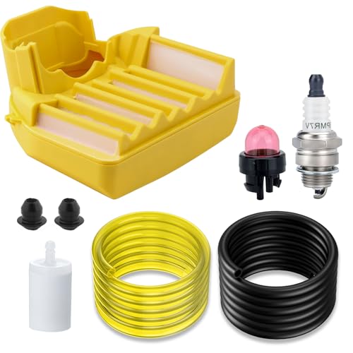Hipa 455 Air Filter Fuel Line Kit for Husqvarna 455 455E 460 461 455R 460R Rancer Chainsaw Parts Replace 599333701 537255702 Primer Bulb Fuel Filter Spark Plug Chainsaw Maintenance Kit