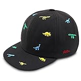 POXIMI Baby Boys Baseball Cap Toddler Sun Caps Flat Brim Kid Trucker Hat Dinosaur Girl Summer Cotton
