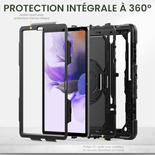 Coque Samsung Galaxy Tab S7 FE pour Travailler en Déplacement