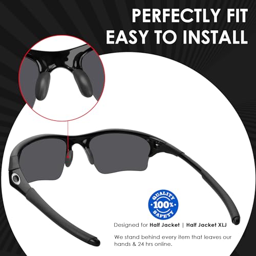 Image of BLAZERBUCK Replacement Sock Kits Earsocks & Nosepieces for Oakley Half Jacket XLJ Sunglass