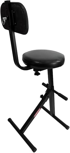 Miniatura 2 de Ultimate Support JamStands MPF100 - Silla de rendimiento musical con capacidad de carga de 300 libras