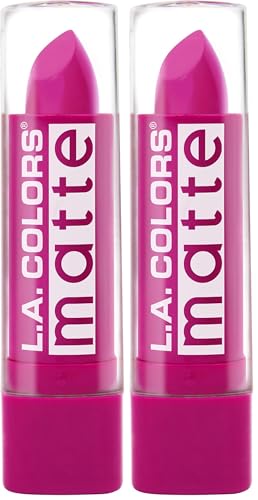 Image of L.A. COLORS Matte Lip Color, Forever Fuchsia CML511 (Pack of 2)