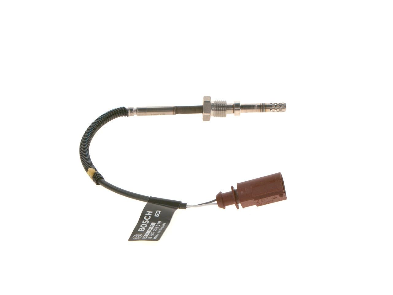 BOSCH Sensore, Temperatura gas scarico 0986259019 | Compatibile con: AUDI A4 Allroad B8, A4 B8, A4 B8 Avant, A5 Cabriolet, Q5, Q5 Van, SKODA FABIA II, FABIA II Combi, ROOMSTER