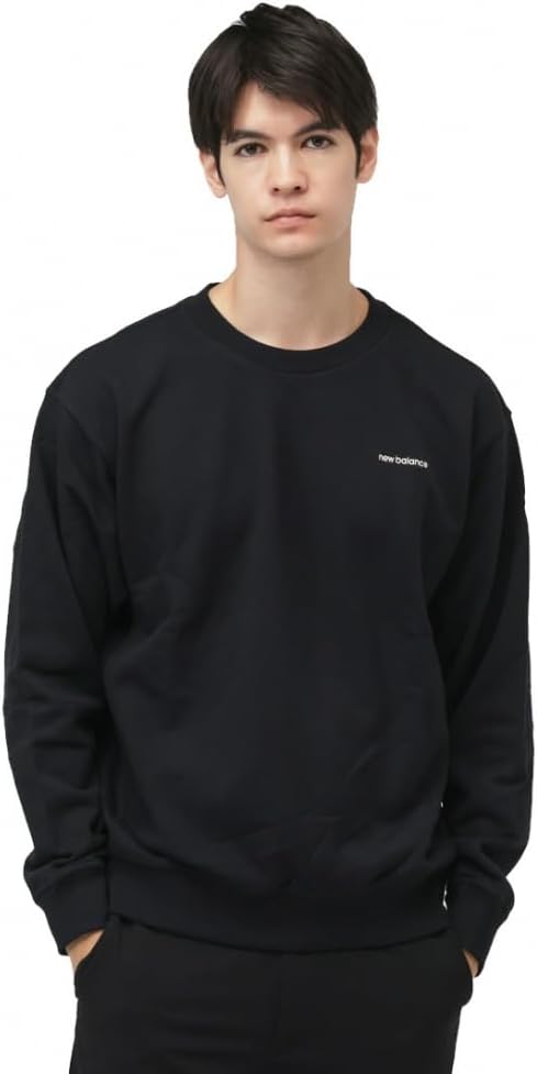 ニューバランス（new balance）（メンズ）574 Shoe Pack クルーネック スウェットシャツ MT43998BK [ニューバランス] スウェット トレーナー グランパアイコンクルー スポーツウェア メンズ LLメンズ(O) ブラック