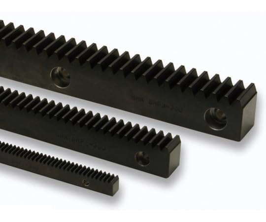 小原歯車工業 KHK 穴加工ラック モジュール m 1 歯数96 形状RA 全長A301.59 歯幅B10 SRFK1-300J