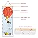 QtGirl Kids Growth Chart, Height Chart for Child Height Measurement Wall Hanging Rulers Room Decoration for Girls, Boys, Toddlers(Giraffe)