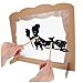 KONTONTY 1set Shadow Puppet Show Kit with Theater Stage and Storytelling Puppets for Interactive Family Fun and Creative Play Activities