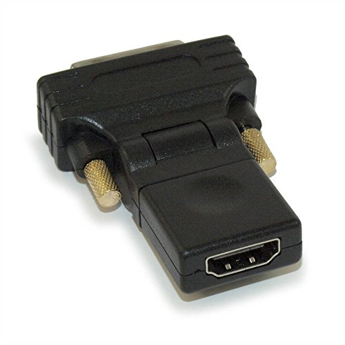 Adaptador HDMI Hembra a DVI-D Macho Giratorio miniatura 2