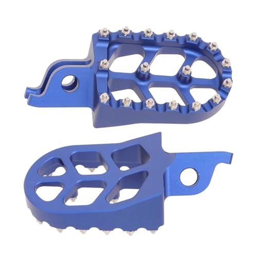 Repose-pieds de moto anti-dérapant bleu KX450F et KLX450R