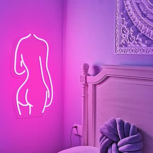 Lady Neon lights,Neon Signs for Wall Decor,Led Signs for Bedroom,Bar Signs,Acrylic USB Powered Suitable for Living Room,Bar Party - Thumbnail 6
