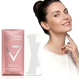TDZLDM Neck Lift Tape, 20 PCS Invisible Neck Wrinkle Patches for Instant Skin Support, Improves Neck Lines & Wrinkles, Ultra-Thin Breathable Ne_ck Strips for Smooth Look, Reusable & Comfortable Wear
