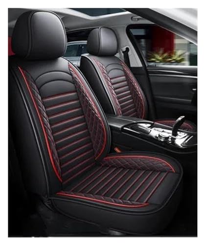 Housses de siège Volvo XC90 cuir auto imperméables et durables noir rouge