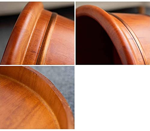 Balde para baño de pies de madera de roble 41x31x26 cm miniatura 7