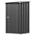 Devoko 3x3 FT Outdoor Storage Shed, Small Garden Tool Shed with Single Lockable Door, Metal Tool Storage Shed with Sloping Roof, Outside Shed for Backyard Patio Lawn, Black
