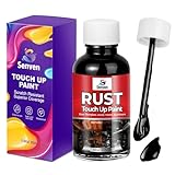 Black Touch Up Paint Rust Paints High Heat Resistant, Multi Surface Acrylic Enamel Black Touch Up Paint Pen Scratch Repair for Rust Metal,Walls,Cabinets,Appliances,Wood,Door,Furniture,Enamel, 30ml