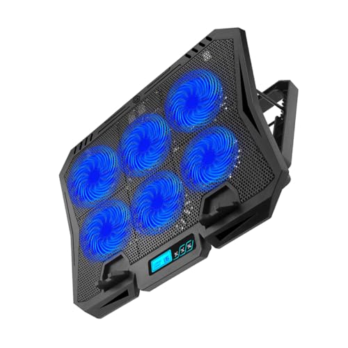 Base para laptop con ventiladores y ajuste de altura miniatura 1