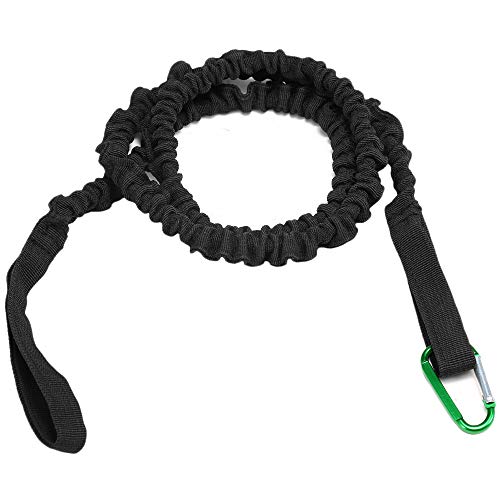 KKmoon Trela ​​de remo com presilha de mosquetão Suporte de haste de corda de segurança de remo para