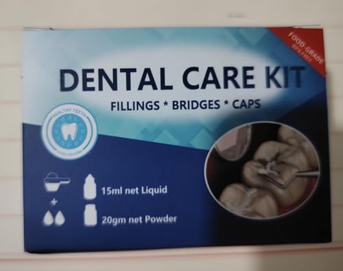 Image of Temporary Replacement Tooth Repair Kit, Zinc Oxide Eugenol Cement Dental Care Kit Glue for Crowns & Bridges Filling, Perfect Smile