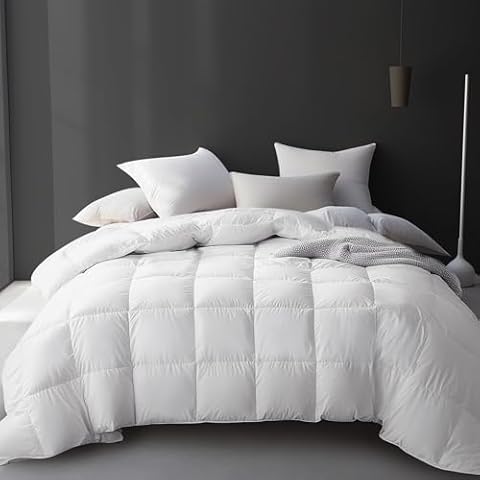 Hotel Grand Luxury Goose Feather Down Comforter Cover