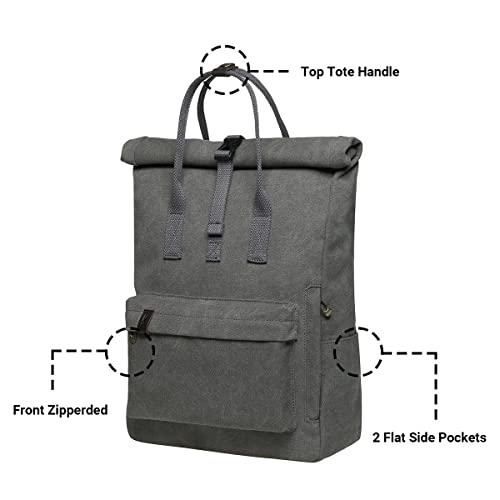 Kaukko Laptop Backpack For Women Men Causal Backpack (47-2-Grey) #TOP2