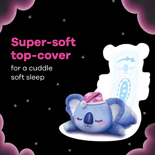 WHISPER BINDAZZZ NIGHTS KOALA SOFT SANITARY PADS, 8 XXXL+ PADS, UPTO 0% LEAKS, 85% LONGER & WIDER BACK, SUPER SOFT TOPSHEET, DOUBLE HUG WINGS,... - Image 5