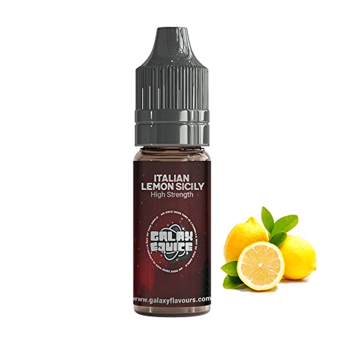 Galaxejuice - Aromatización alimentaria - 10 ml de aroma y esencias de alimentos italianos de limón Sicilia - Sabores concentrados de alta resistencia para hornear y cocinar - Fabricado en Reino Unido
