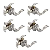 Dynasty Heritage Passage Door Lever for Hall and Closet Interior Keyless Door Handle Satin Nickel...