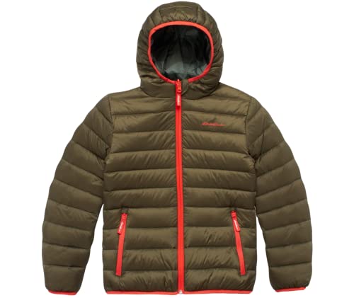 Image of Eddie Bauer Kids' Reversible Jacket - Weather Resistant Quilted Down Coat for Boys and Girls (3-20)