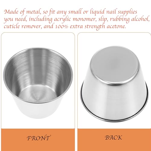 Dappen Dish para Monómero, Copa de Uñas Metal Rose Gold miniatura 5
