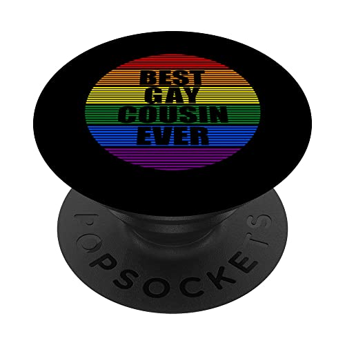 Miglior cugino gay mai orgoglio regalo LGBT PopSockets PopGrip Intercambiabile