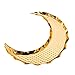 Smaler Moon Tray Décorations du Ramadan - Plateau à Bijoux Porte-Vaisselle en Pierre Rustique Pièce maîtresse Bol à Bijoux - Présentoir à Bijoux pour Cristaux et Pierres de Guérison, L