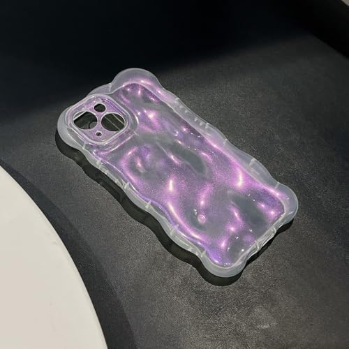Coque iPhone 16 15 14 Pro Max violet transparent antichoc pour objectif