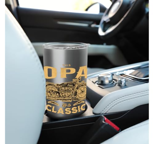 Cette Opa est un moteur classique pour mécanicien de moto Gobelet isotherme en acier inoxydable double paroi – vue 6