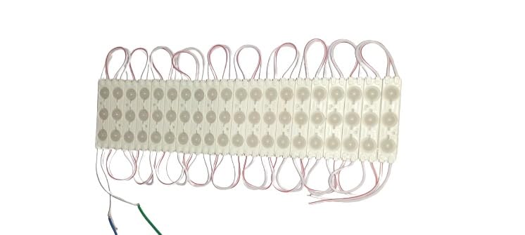 Image of StrawHat 3 LED Strips 12V Waterproof 5630 /5730 LED SMD Injection Module with Defuser Use for Decoration Room, Home, Bike, Car,Auto Rickshaw (Combo) (20, White)