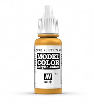 Vallejo Model Color 17 ml Acrylic Paint - Tan Glaze