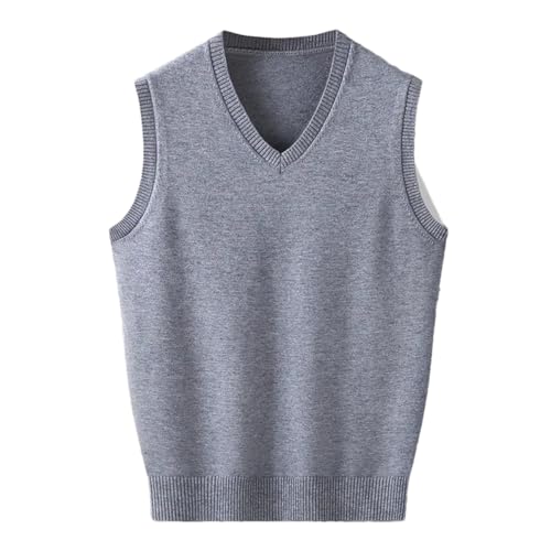 Dcvmvmn Men's Fashion Knitted Tank Top Sweater Vest