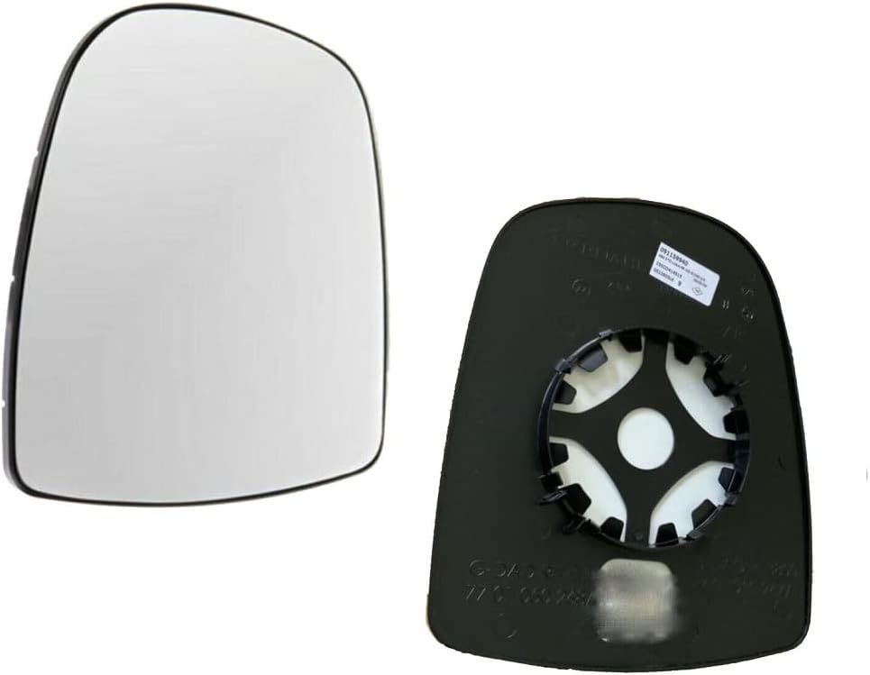 Left Side, UK Passenger Side Door Wing Mirror Glass Non Heated FOR RENAULT TRAFIC II, VAUXHALL