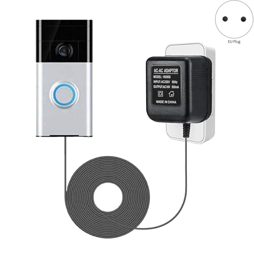 Chargeur de batterie Ring Doorbell 18V adaptateur secteur alimentation continue extérieur prise UE - 2
