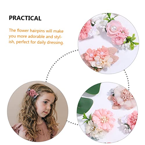 Pinces à cheveux fleuries UKCOCO | Le coffret cadeau idéal pour filles