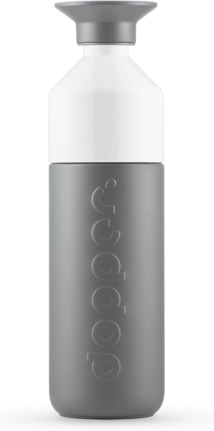 Insulated Bottle, 17 oz, Glacier Grey